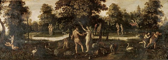 Adam and Eve Banished from Paradise von Flemish School