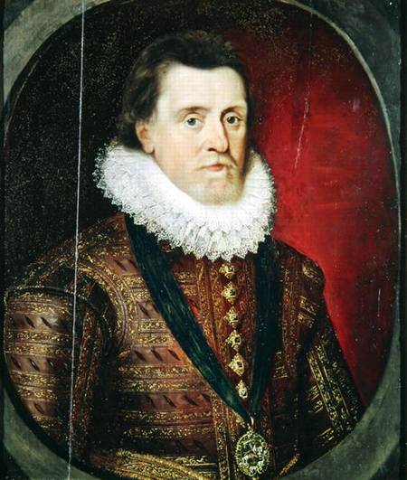 James I (1566-1625) von Flemish School