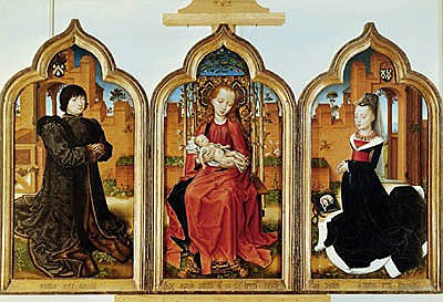 Triptych of Jean de Witte von Flemish School