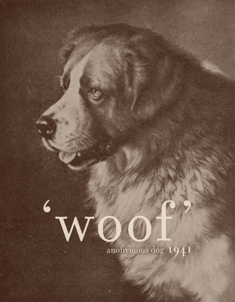 Berühmter Zitat-Hund von Florent Bodart