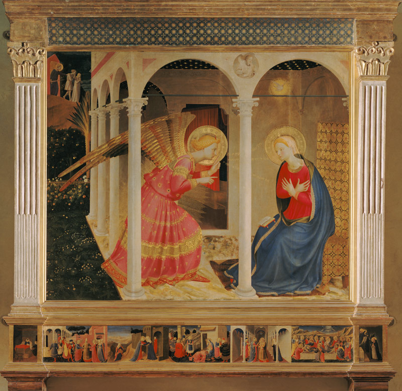 Die Verkündigung an Maria von Fra Beato Angelico