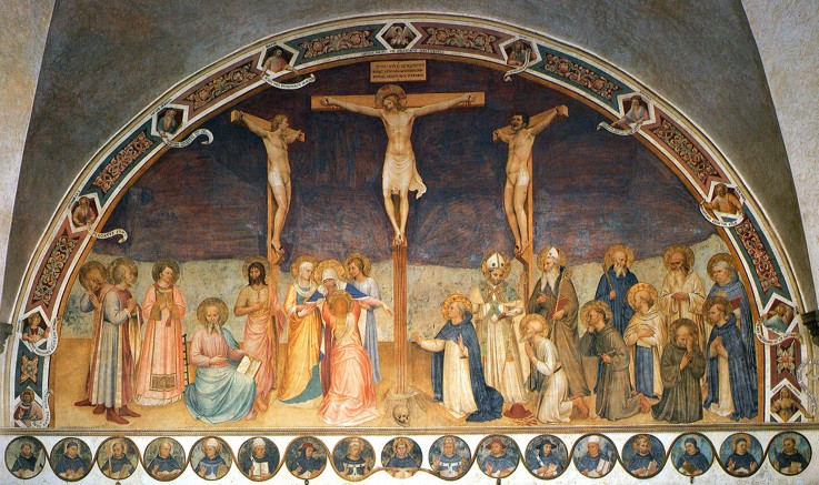Die Kreuzigung von Fra Beato Angelico