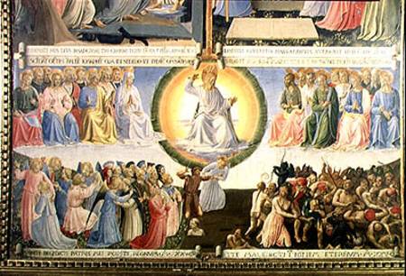 The Last Judgement, detail from panel four of the Silver Treasury of Santissima Annunziata von Fra Beato Angelico