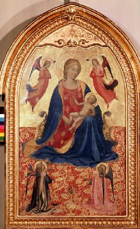 Madonna mit Jesuskind und Engeln