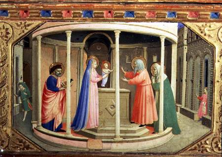 The Presentation in the Temple, from the predella of the Annunciation Altarpiece von Fra Beato Angelico