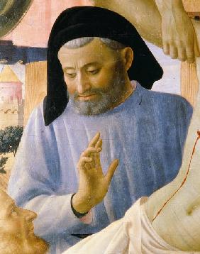 Santa Trinita, detail of Joseph of Arimathaea c.1434