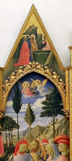 Santa Trinita Altarpiece, frame and pinnacles Lorenzo Monaco (Piero di Giovanni) (c.1370-1425) compl