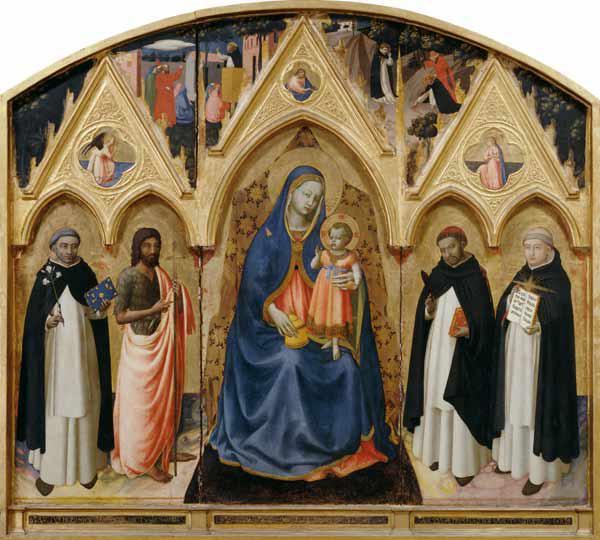 The Virgin and Child with St. John the Baptist, St. Dominic, St. Peter the Martyr and St. Thomas Aqu