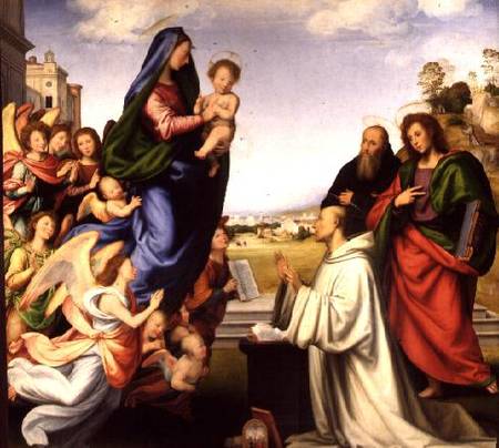 Apparition of the Virgin to St. Bernard von Fra Bartolommeo