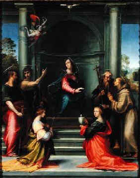 The Annunciation with Saints 1515