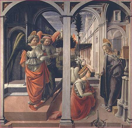 Annunciation von Fra Filippo Lippi