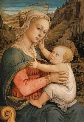 Maria mit dem Kinde um 1465