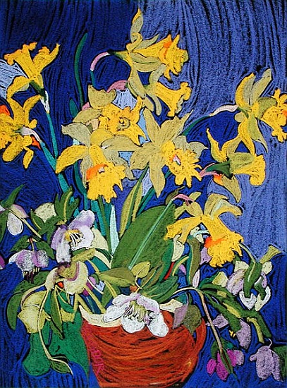 Daffodils with Jug von  Frances  Treanor