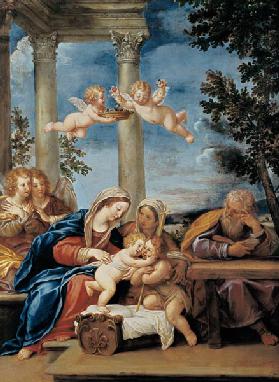 The Holy Family with St. Elizabeth and St. John the Baptist c.1645-50