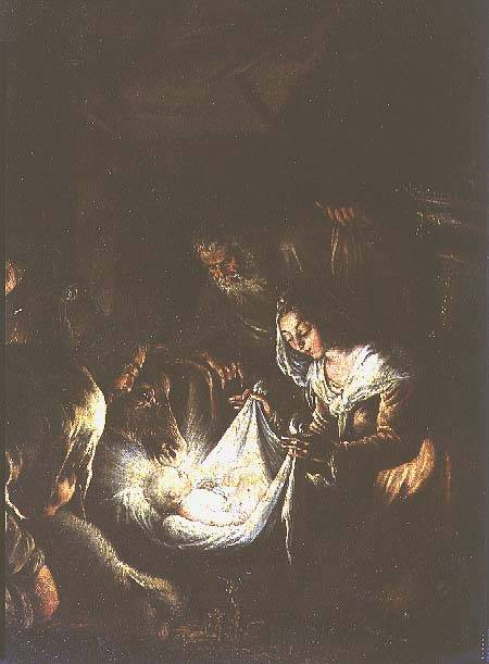 Adoration of the Shepherds von Francesco da Ponte