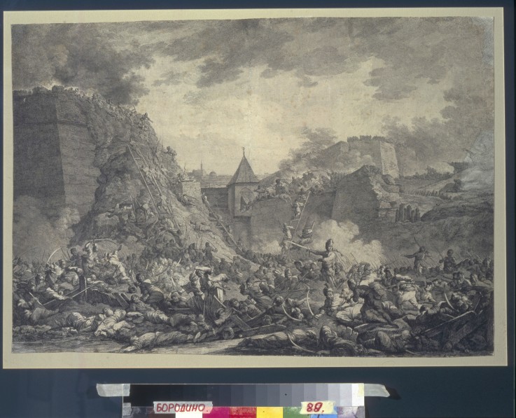 Die Belagerung der Festung Otschakow im Dezember 1788 von Francesco Giuseppe Casanova