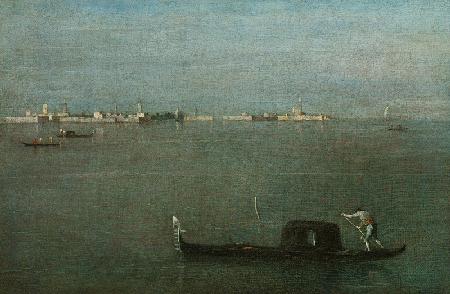 Die Gondel auf der Lagune (Graue Lagune) 1765