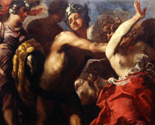 Perseus Beheading Medusa, 1660 (oil on canvas) von Francesco Maffei