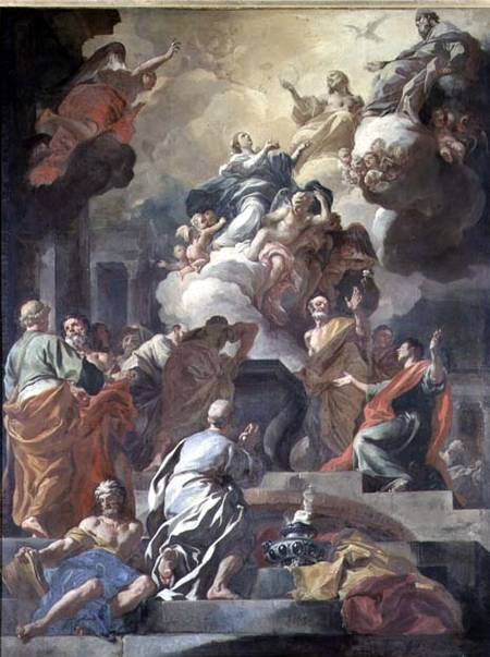 The Assumption of the Virgin von Francesco Solimena