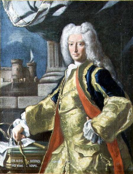Count Alois Thomas Raimund Harrach, Viceroy of Naples von Francesco Solimena