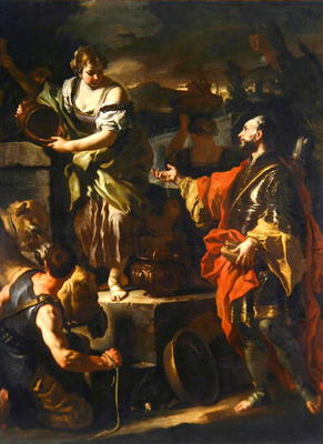 Rebecca and the Servant of Abraham, c.1710 (oil on canvas) von Francesco Solimena