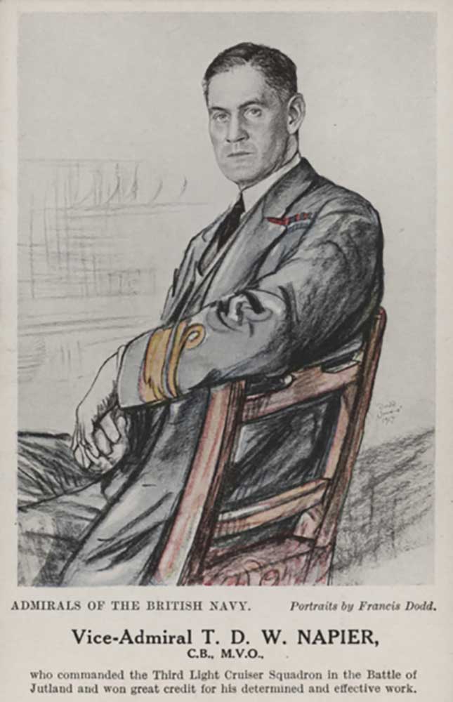 Vizeadmiral T D W Napier von Francis Dodd