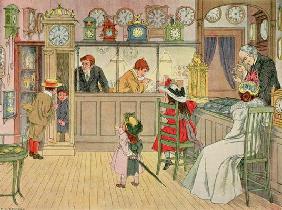 The Jewellery Shop, from 'The Book of Shops', 1899 (colour litho) 12th