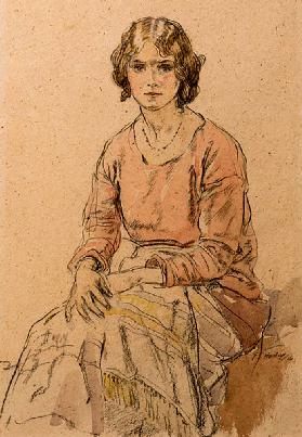 Mädchenkopf, 1916 1916