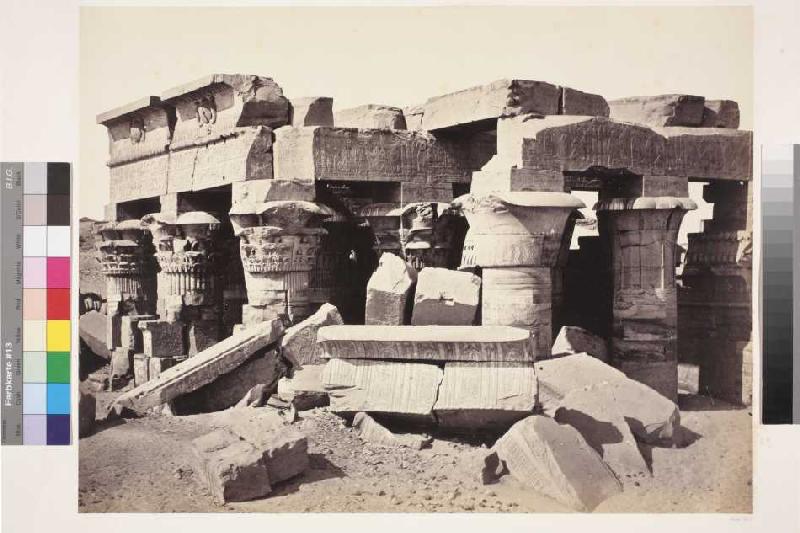 Der Tempel von Kom Ombo in Oberägypten von Francis Frith