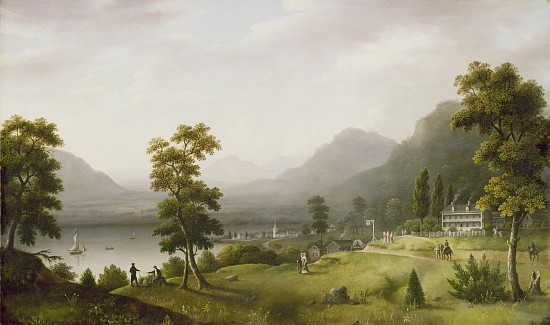 Carter's Tavern at the Head of Lake George, 1817-18 von Francis Guy