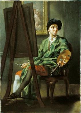 Portrait of the Artist at his Easel