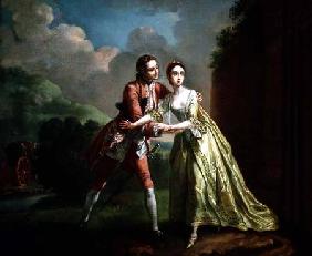 Robert Lovelace preparing to abduct Clarissa Harlowe from 'Clarissa' by Samuel Richardson (1689-1761