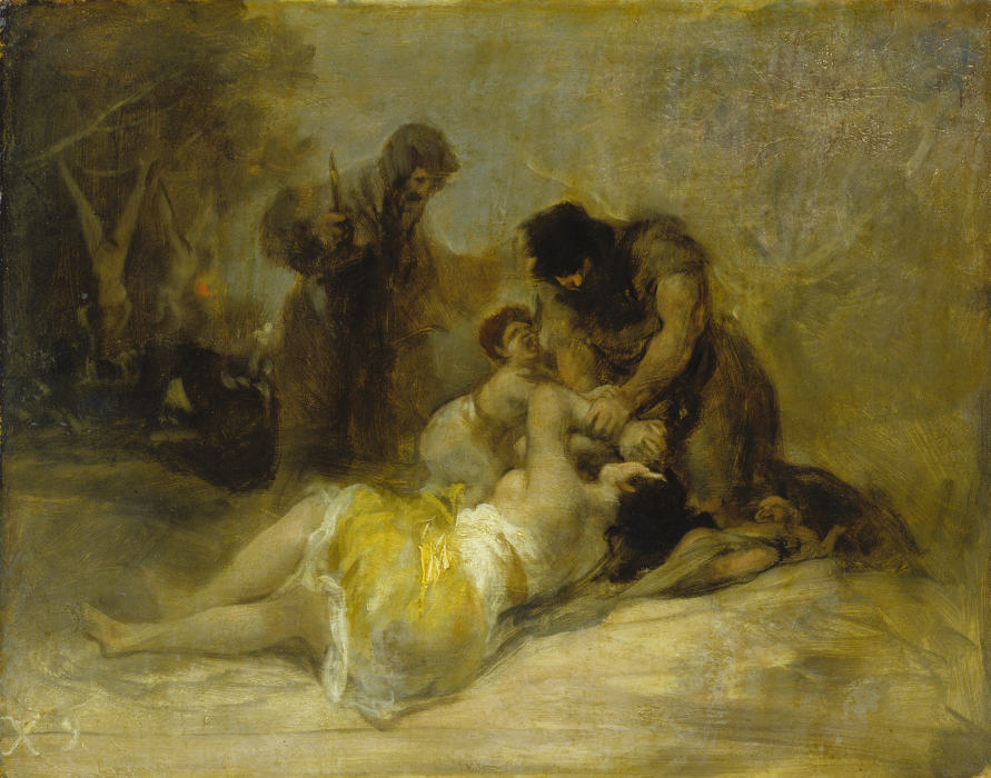 Überfall auf eine Frau von Francisco de Goya