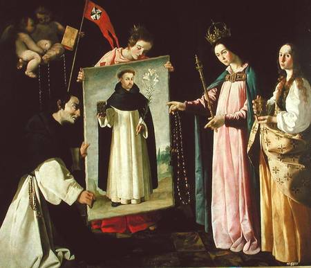 The Apparition of the Virgin to the Monk of Soriano von Francisco de Zurbarán (y Salazar)