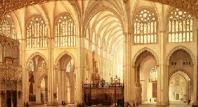 The interior of Toledo Cathedral 1856