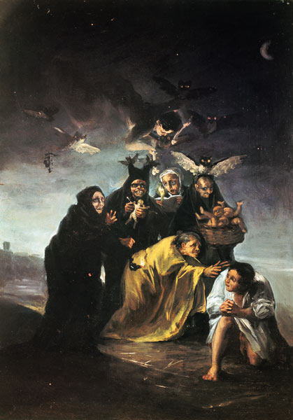 The Witches' Sabbath von Francisco José de Goya