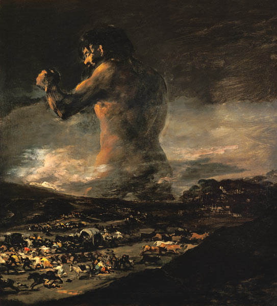 Der Koloss von Francisco José de Goya