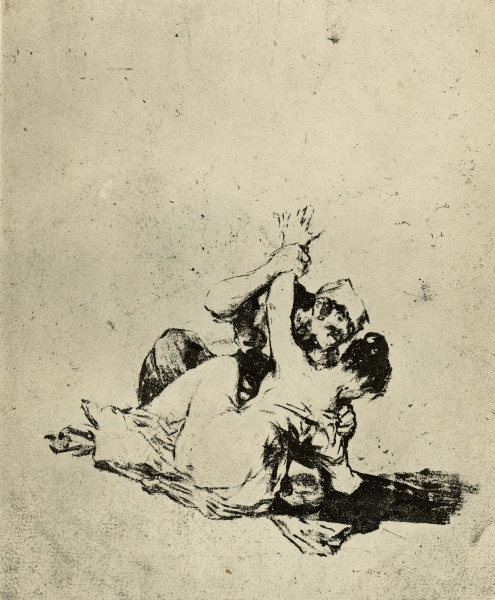 Der Gewalttätige von Francisco José de Goya
