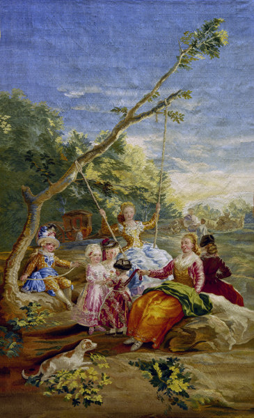 Die Schaukel von Francisco José de Goya