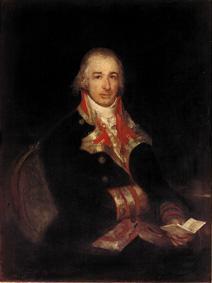 Don Jose Queralto als spanischer Armeearzt. von Francisco José de Goya