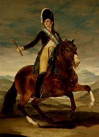 Ferdinand VII. zu Pferde von Francisco José de Goya