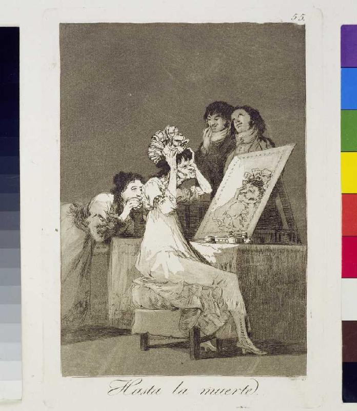 Hasta la muerte (Bis zum Tod). von Francisco José de Goya