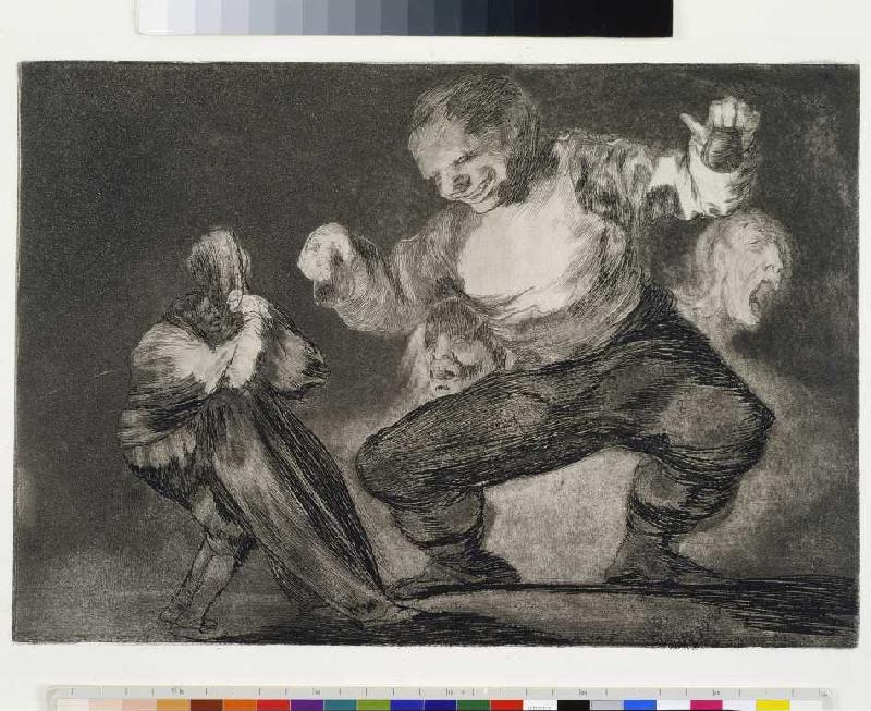 Los Proverbios (Die Sprichwörter). von Francisco José de Goya