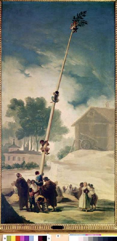 Der Maibaum. von Francisco José de Goya