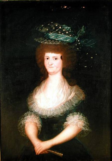Portrait of Queen Maria Luisa (1751-1819) wife of King Charles IV (1788-1808) of Spain von Francisco José de Goya