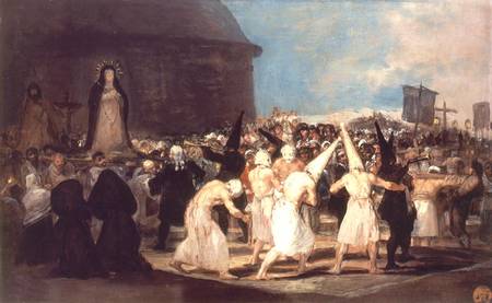Procession of Flagellants von Francisco José de Goya