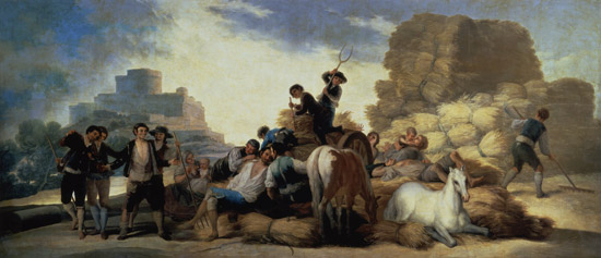 Summer, or The Harvest von Francisco José de Goya