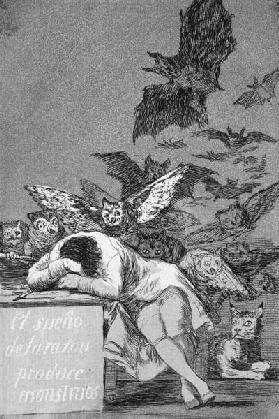 Der Schlaf der Vernunft gebiert Ungeheuer 1797