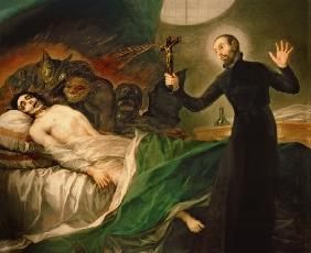 St. Francis Borgia (1510-72) Helping a Dying Impenitent 1795