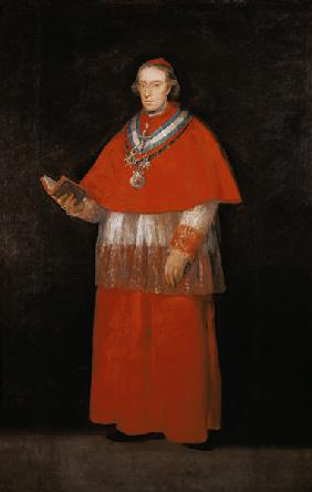Der Kardinal Luis Maria de Borbón y Vallabriga. um 1800